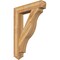 Ekena Millwork Funston Arts & Crafts Rough Sawn Bracket, Western Red Cedar, 6"W x 34"D x 46"H BKT06X34X46FST03RWR - alternate 1